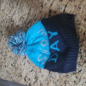 Boys " Snow Day" pom pom hat